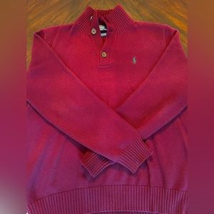 Men’s Polo button up sweater size L